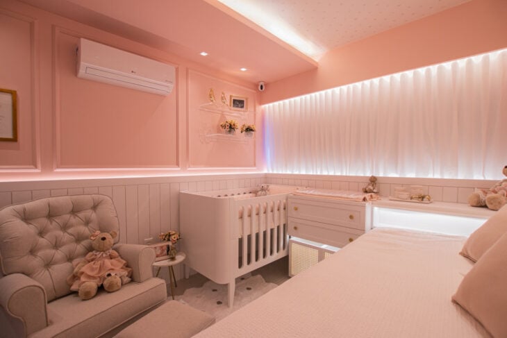 Foto de quarto de bebe rosa 23 - 23
