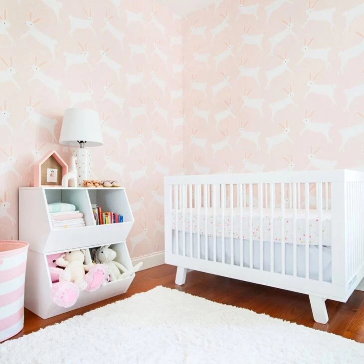 Foto de quarto de bebe rosa 25 - 25