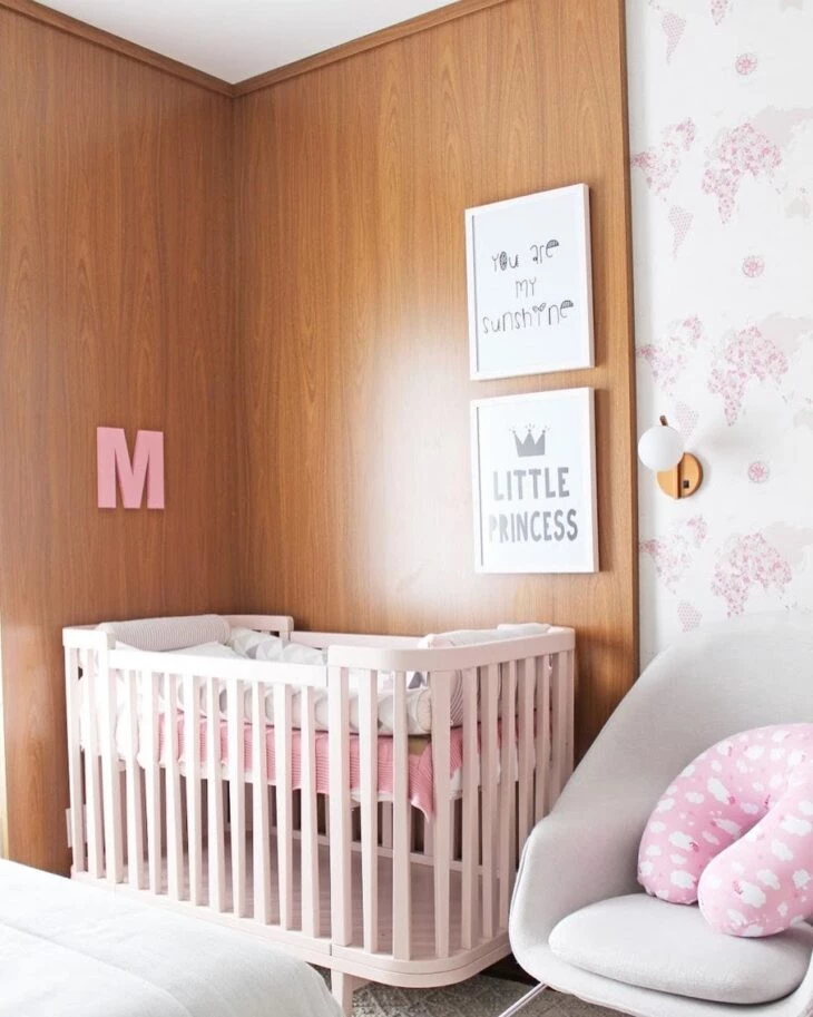 Foto de quarto de bebe rosa 28 - 28
