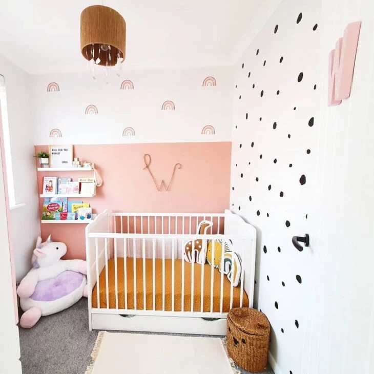 Foto de quarto de bebe rosa 39 - 39