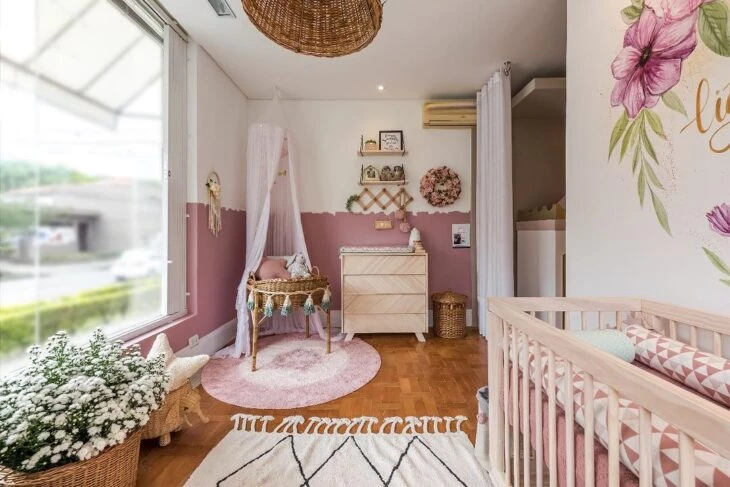 Foto de quarto de bebe rosa 41 - 42
