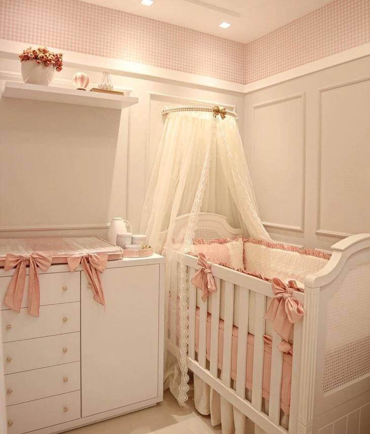 Foto de quarto de bebe rosa 56 - 56