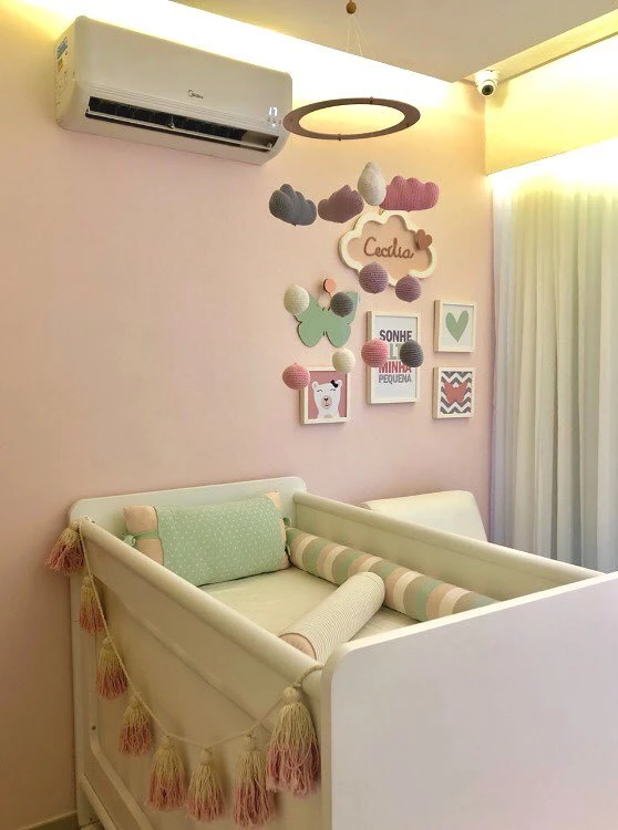 Foto de quarto de bebe rosa 61 - 61