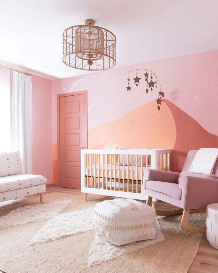 Foto de quarto de bebe rosa 9 - 9