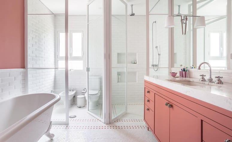 80 fotos para quem sonha em ter um banheiro rosa