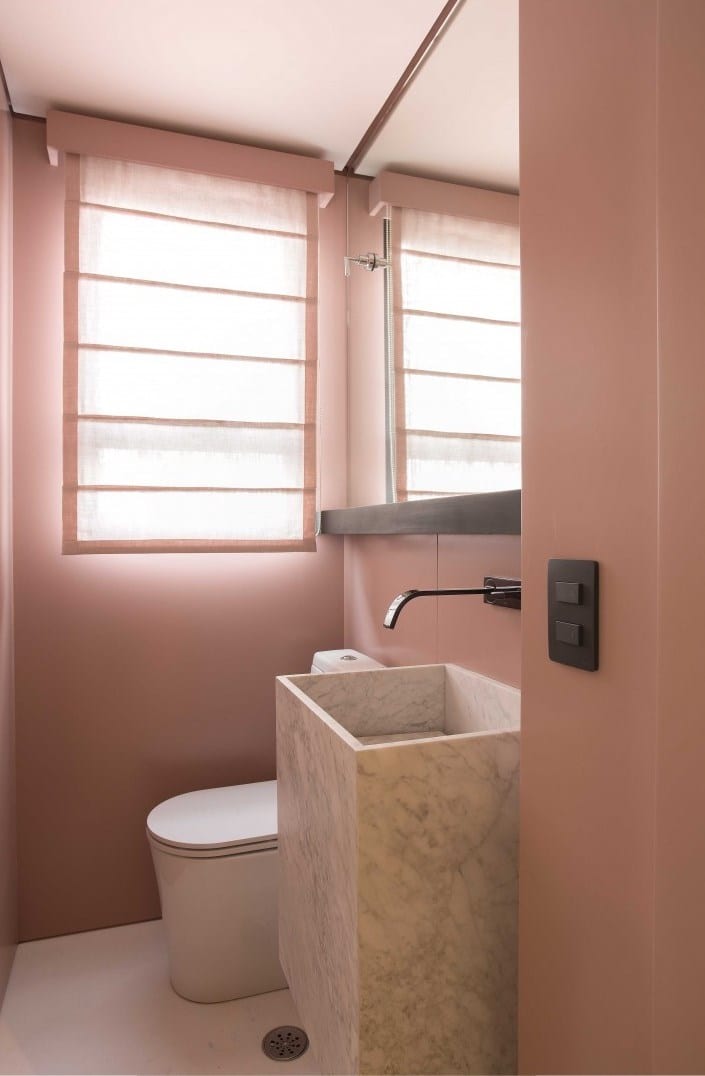 Foto de banheiro rosa 66 - 65