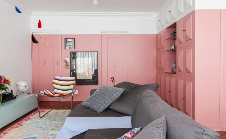 50 projetos de sala rosa que esbanjam charme e delicadeza