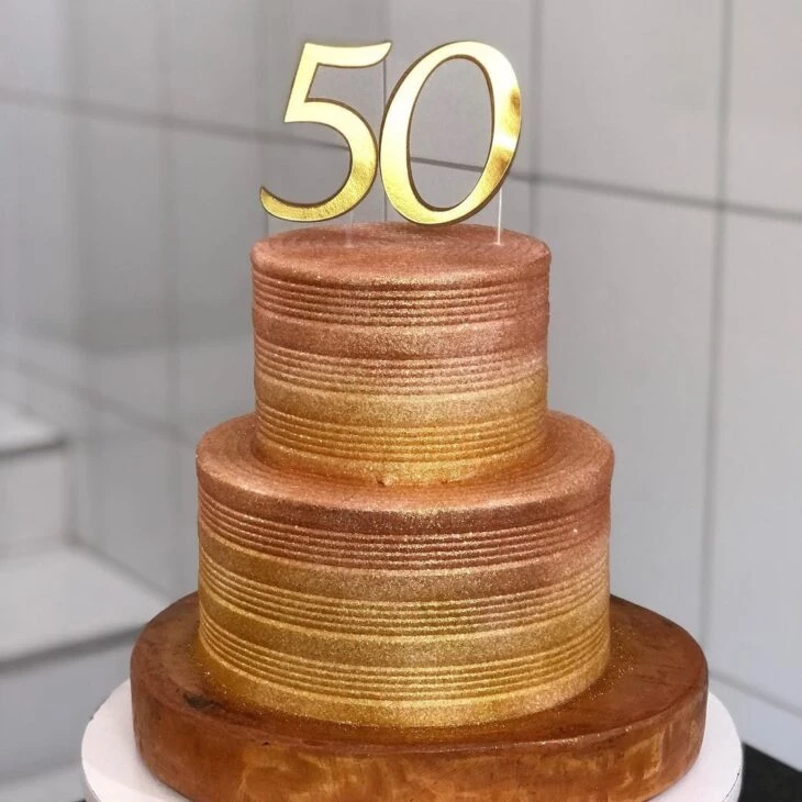 Foto de bolo de 50 anos 40 - 43