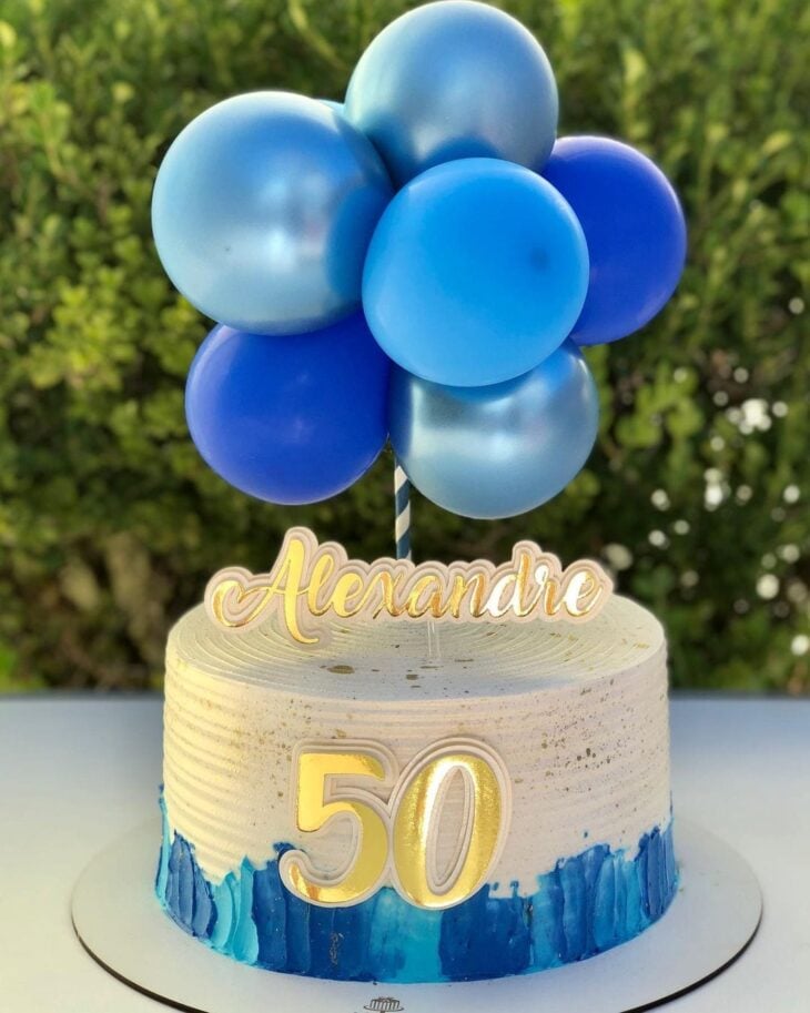 Foto de bolo de 50 anos 42 - 45