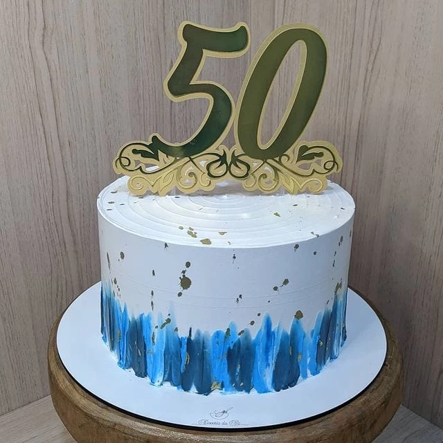 Foto de bolo de 50 anos 43 - 46