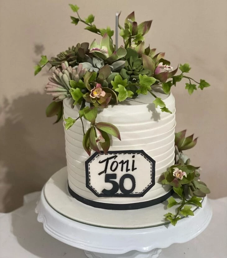 Foto de bolo de 50 anos 46 - 49