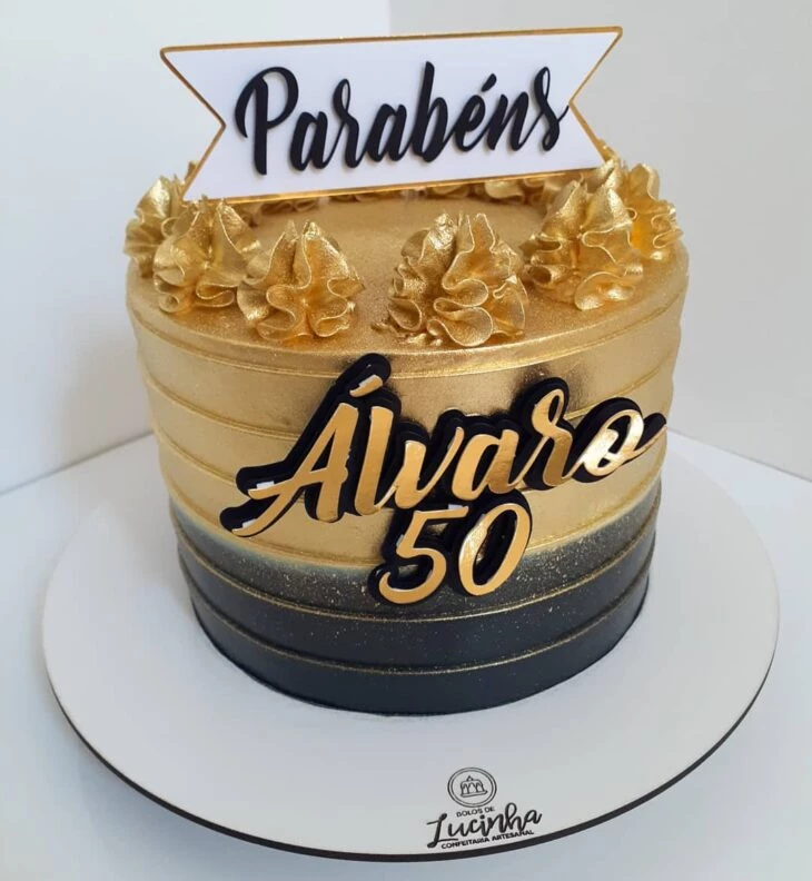 Foto de bolo de 50 anos 48 - 51
