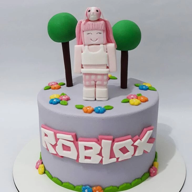 bolo roblox simples  Dicas de decoração de bolos, Bolo, Bolo aniversario  infantil