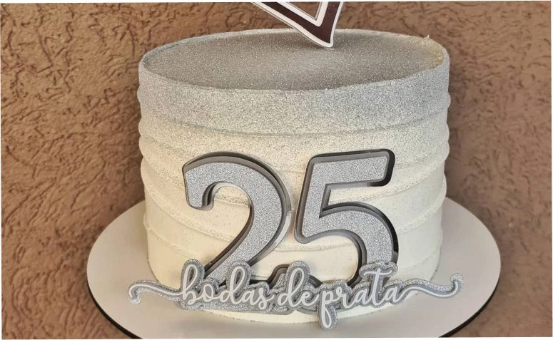 70 ideias de bolo bodas de prata para celebrar 25 anos de amor e união