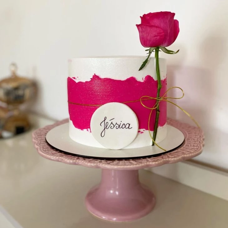Foto de bolo com rosas 26 - 29