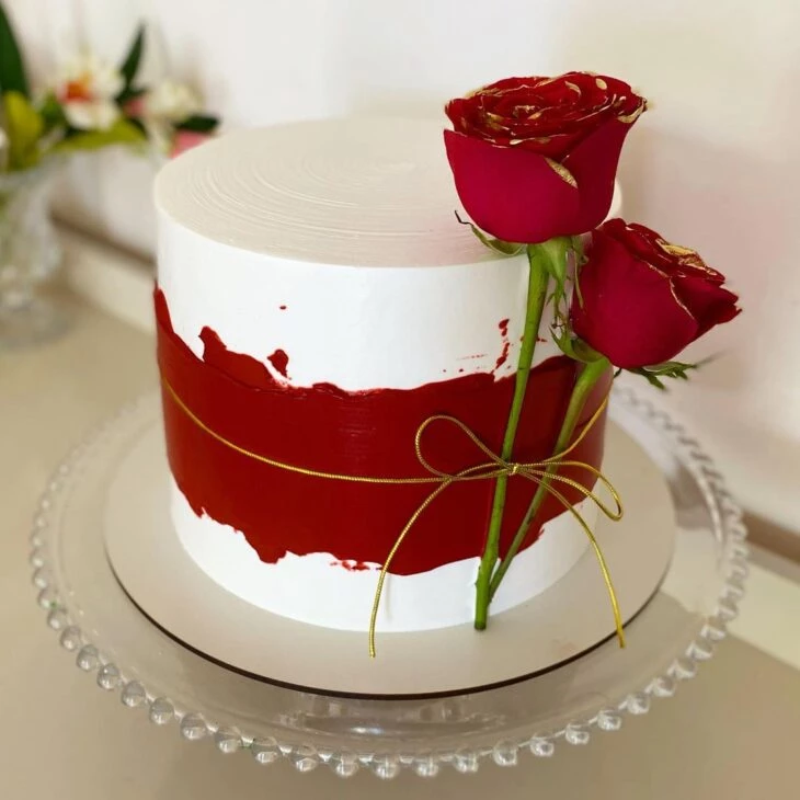 Foto de bolo com rosas 3 - 6