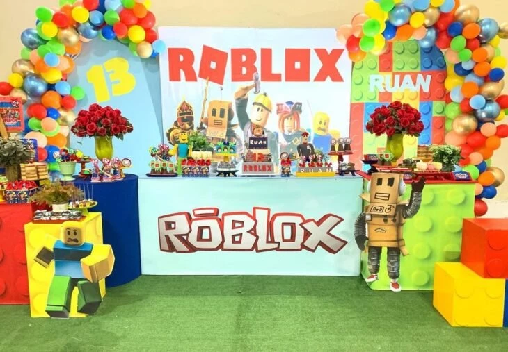 Festa Roblox: 30 fotos e tutoriais para fazer uma festa inesquecível