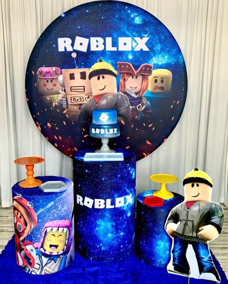 Decoração festa Roblox - Festejando Sempre