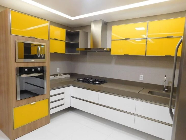 Foto de armario de cozinha amarelo 1 - 4