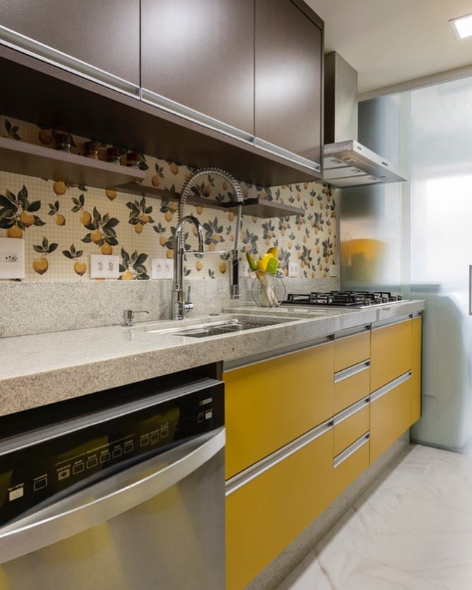 Foto de armario de cozinha amarelo 12 1 - 15