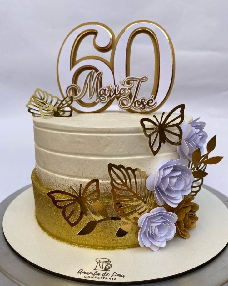 Foto de bolo de 60 anos 25 - 28