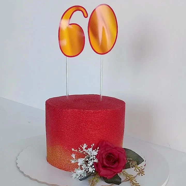 Foto de bolo de 60 anos 27 - 30