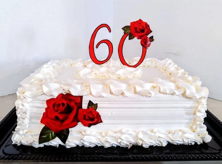 Foto de bolo de 60 anos 29 - 32
