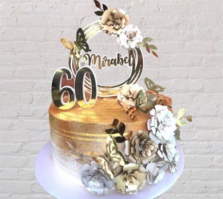 Foto de bolo de 60 anos 3 - 6