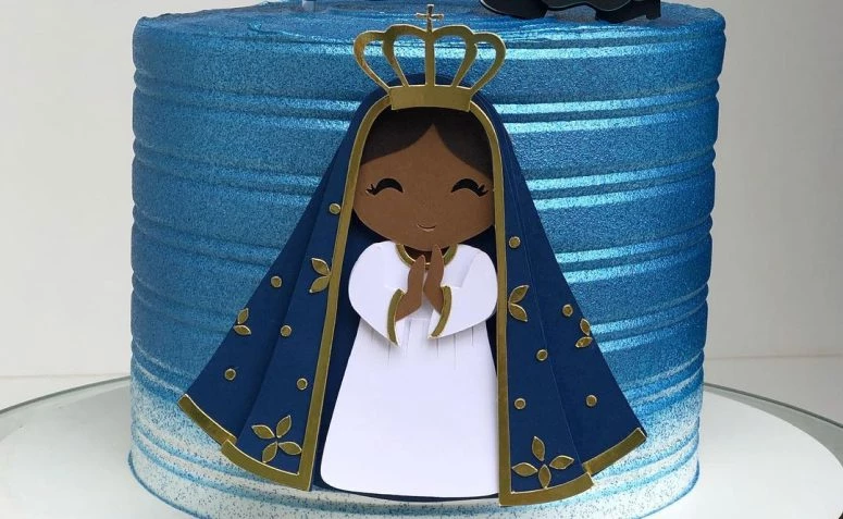 50 ideias de bolo de Nossa Senhora Aparecida para uma festa abençoada