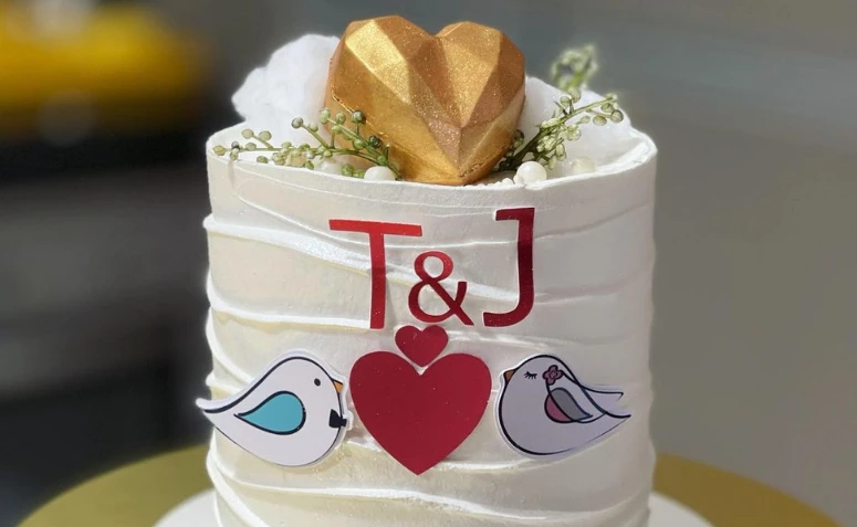 50 fotos de bolo bodas de algodão para comemorar dois anos de casados