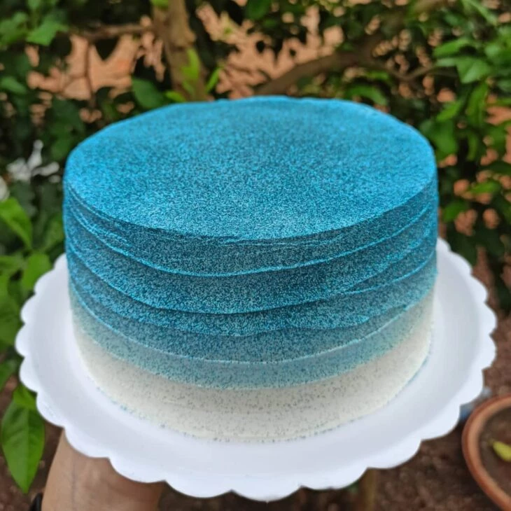 Foto de bolo azul tiffany 39 - 42