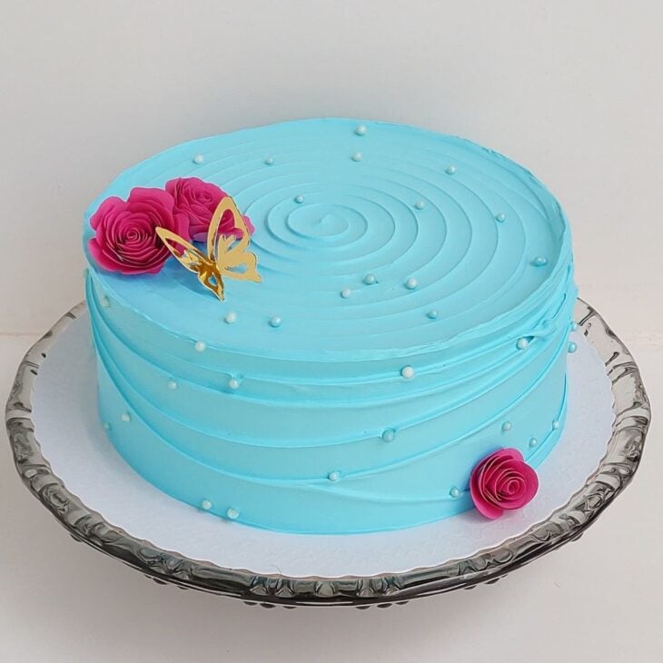 Foto de bolo azul tiffany 43 - 46