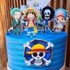 50 fotos de bolo One Piece que são um tesouro para a sua festa