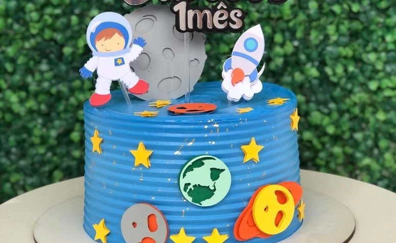 40 ideais de bolo astronauta para uma viagem espacial