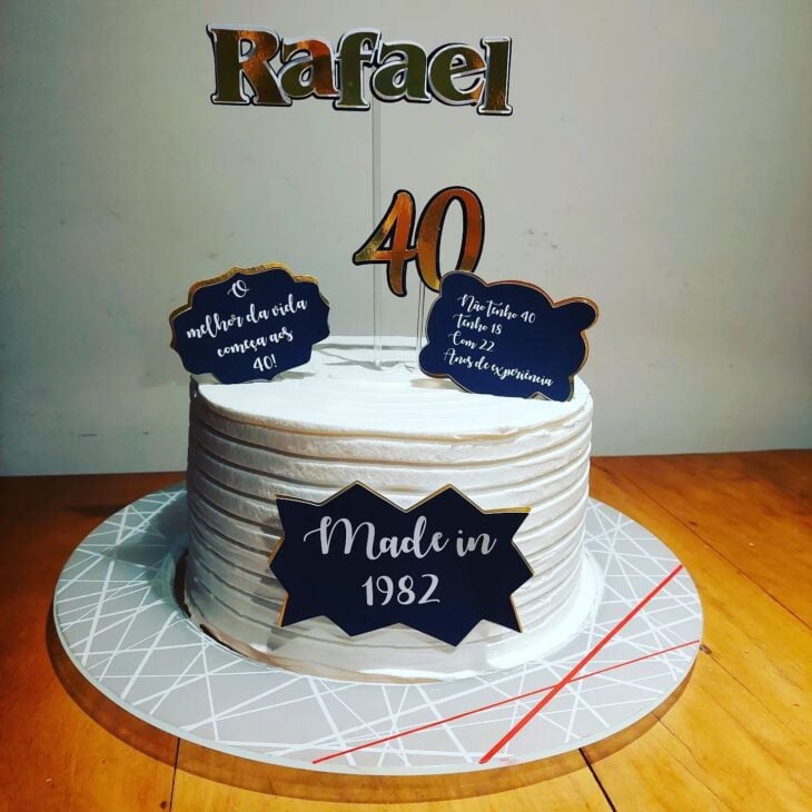 Foto de bolo de 40 anos 11 - 14