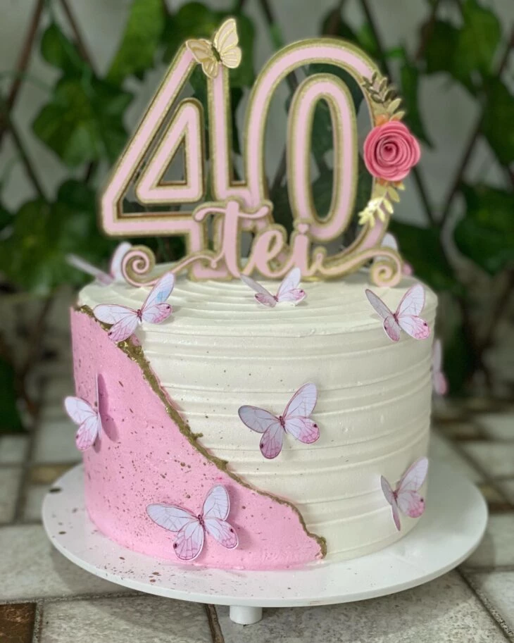 Foto de bolo de 40 anos 21 - 24