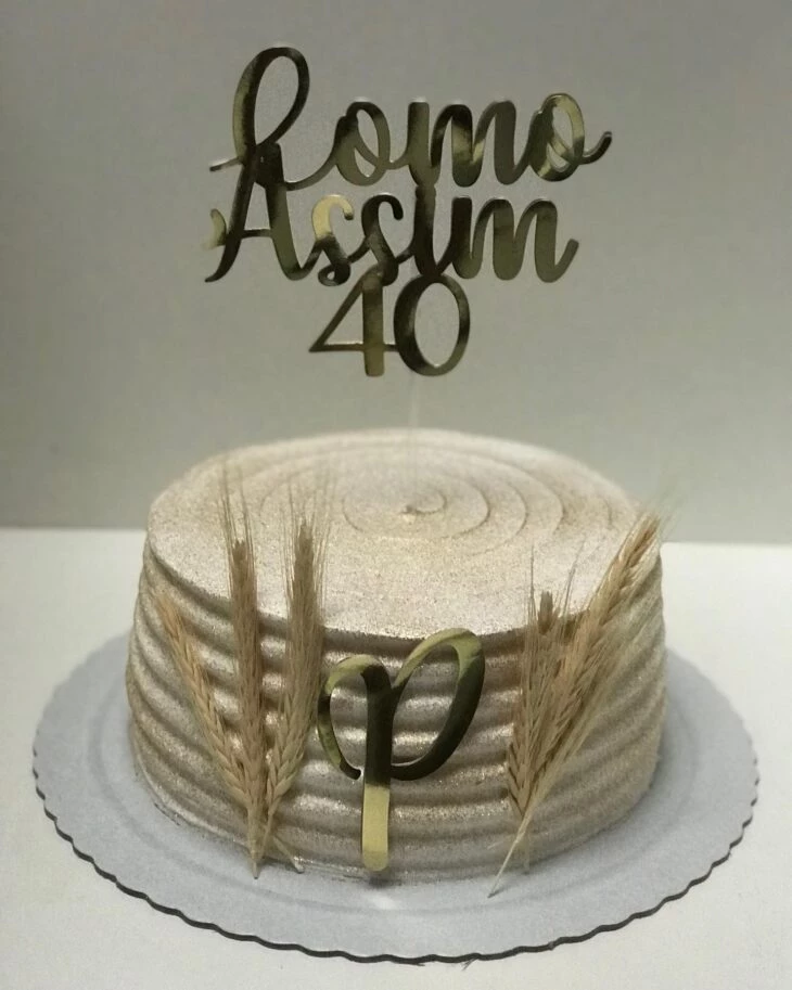 Foto de bolo de 40 anos 24 - 27
