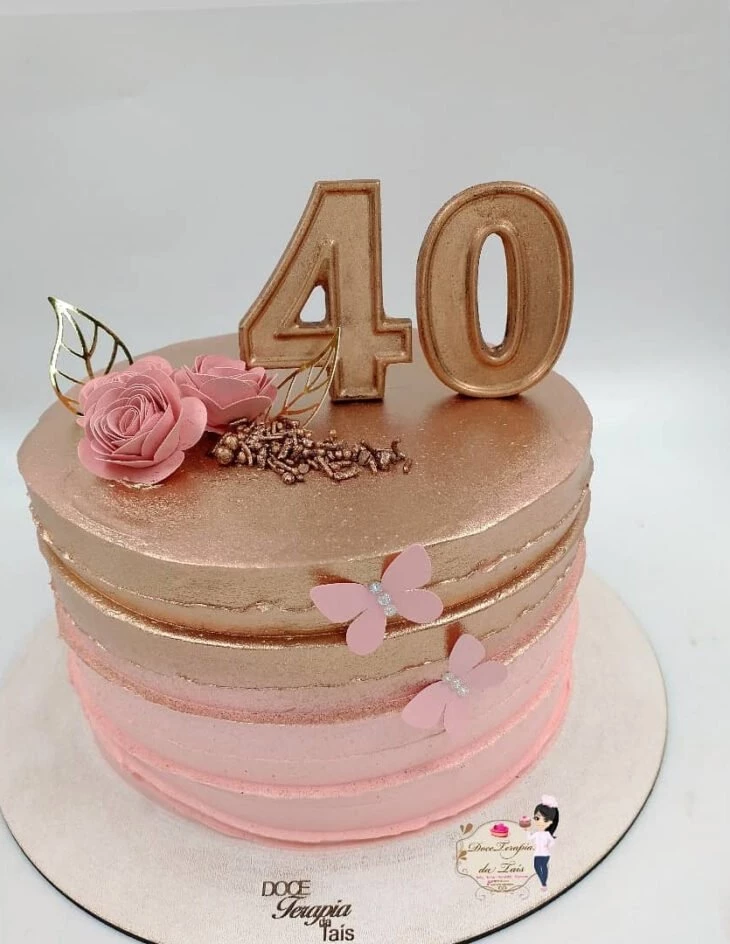 Foto de bolo de 40 anos 37 1 - 40