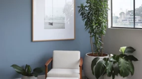 70 formas de usar cinza azulado com uma decoração versátil