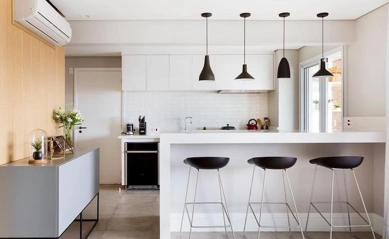 30 ideias para ter um armário de cozinha branco