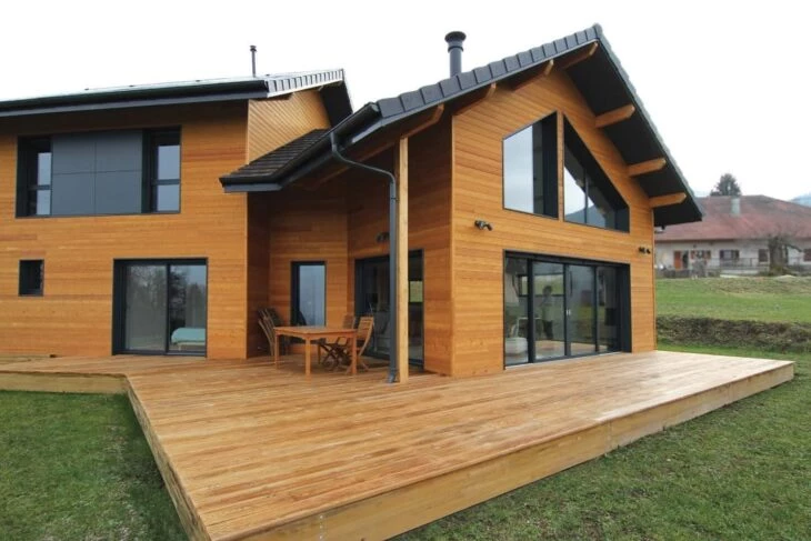 Foto de casa de madeira moderna 1 - 1