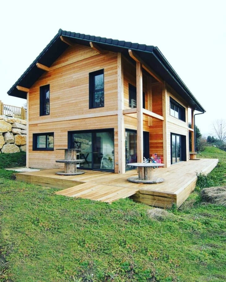 Foto de casa de madeira moderna 21 - 21