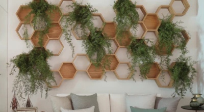 30 ideias de nicho hexagonal para uma decoração criativa